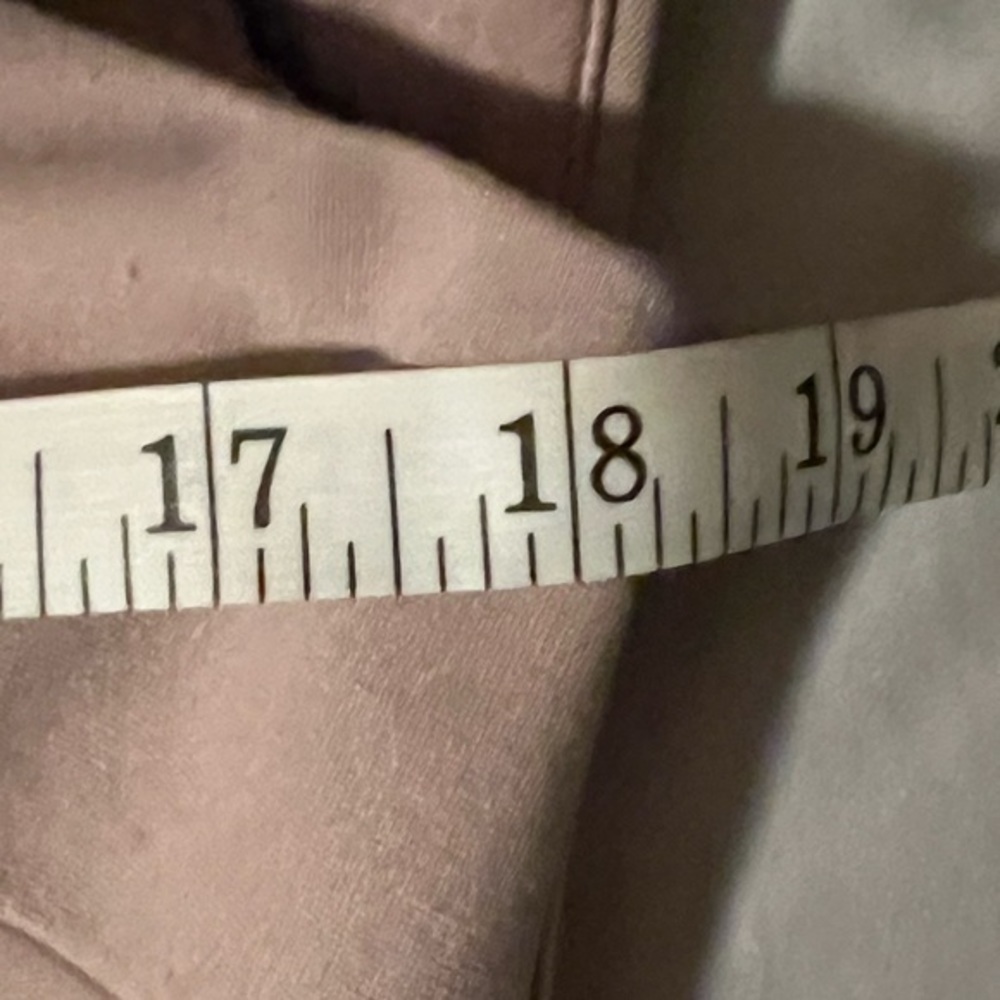 Adelyn Rae Women's Ruffle Shoulder Tan Sheath Dress Size Large - Picture 9 of 11